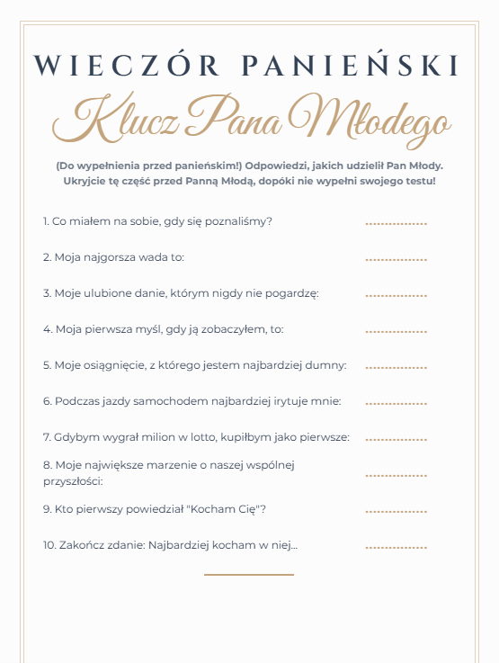 Test Panny Młodej - Strona 2