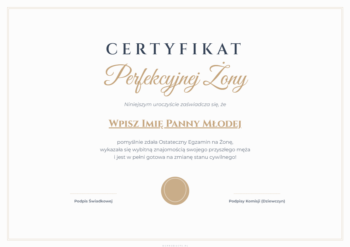 Test Panny Młodej - Strona 3